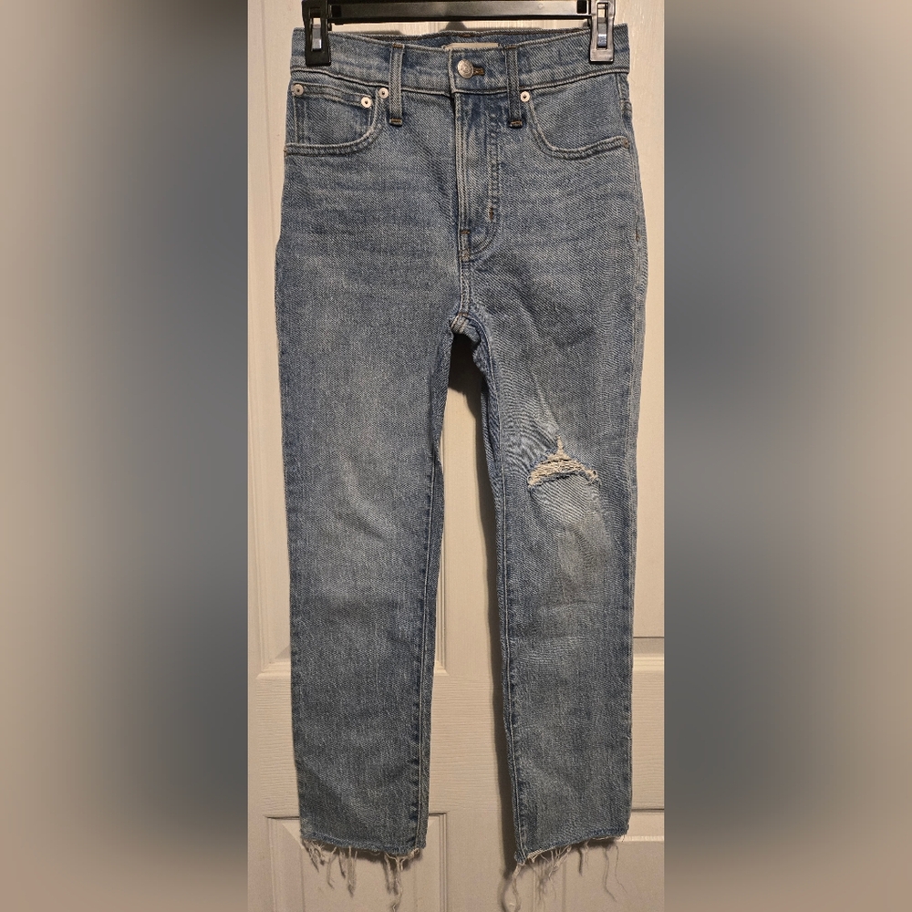 Madewell The Perfect Vintage Jeans Size 24P Color Blue - Picture 2 of 13